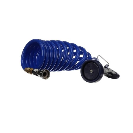 T&S Brass Pet Groom Aluminum Angled Spray Valve Coiled Hose PG-35AV-CH01